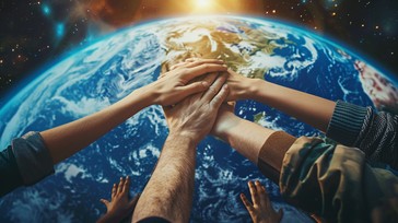 Download United Earth Care Image - Unity, Earth, Hands | StockCake