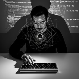 Free Code Meets Creativity Image - Coding, Programming, Monochrome ...