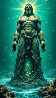 Free Underwater God Awakens Image - Underwater, Deity, Statue ...