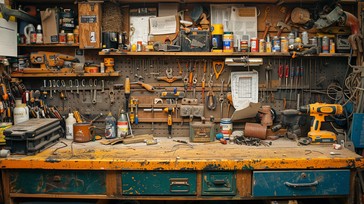 Free Cluttered Workshop Space Image - Workshop, Tools, Clutter ...