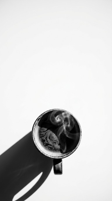 Free Minimalist Coffee Moment Image - Coffee, Monochrome, Minimal ...