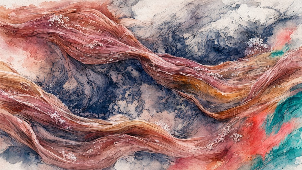 ハイランドバトルの抽象画の画像をダウンロード - 水彩画, 抽象的