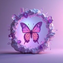 Free Ethereal Butterfly Gateway Image - Butterfly, Portal, 3d ...
