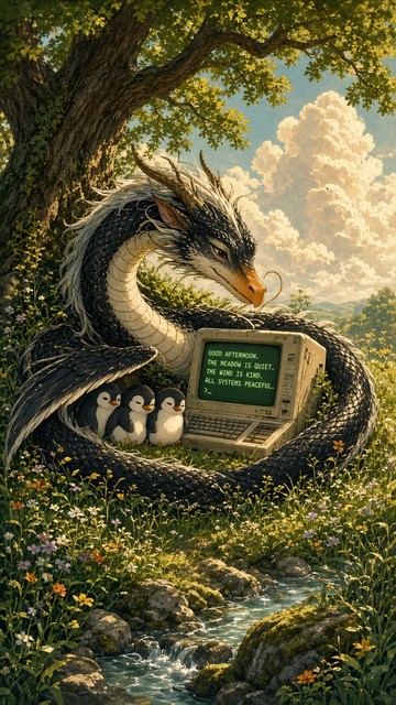 Download Dragon Guarding Computer Image - Dragon, Illustration, Anime ...