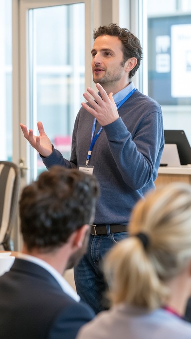 Free Communication in action Image - Presenter, Speaking, Passionate ...