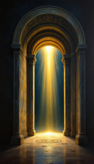 Free Divine Gateway Illuminated Image - Gateway, Archway, Portal ...