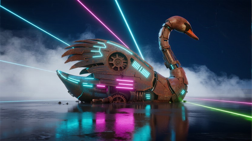 Free Mechanical Swan Glides Image - Steampunk, Mechanical, Swan ...