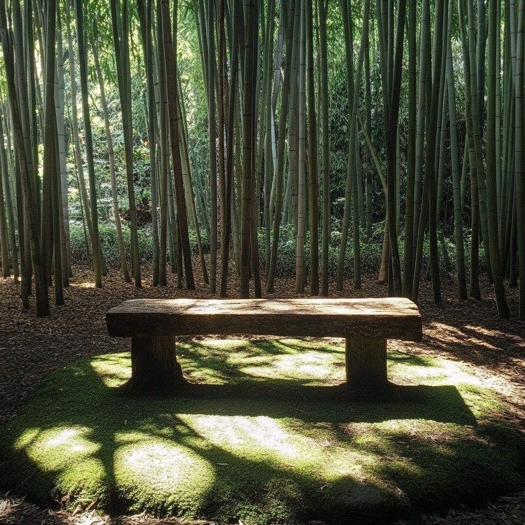 Forest With Bench Free Bamboo forest bench Image - Bamboo, Bench, Forest | Download at ...