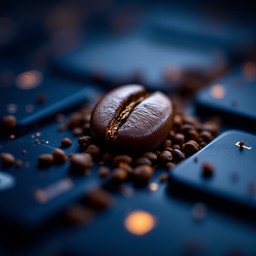 Free Technology Meets Coffee Image - Coffee, Keyboard, Technology ...