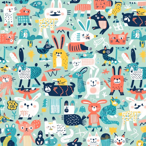 Free Playful Animal Pattern Image - Pattern, Seamless, Geometric ...