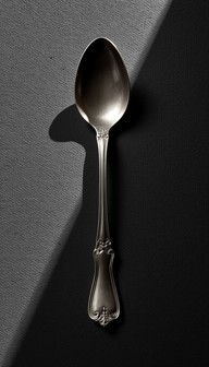 Download Shadow and Spoon Image - Spoon, Shadow, Monochrome | StockCake
