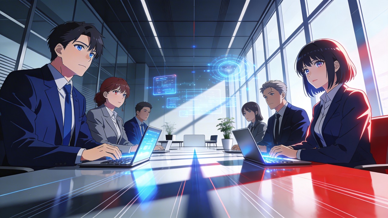 Free Corporate Anime Meeting Image - Anime, Business, Manga | Download ...
