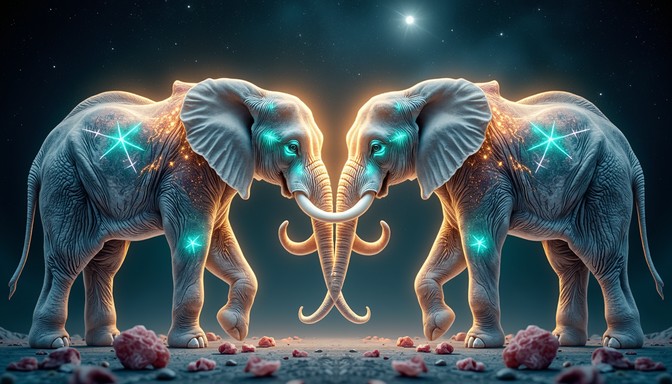 Free Cosmic Elephant Harmony Image | Download at StockCake