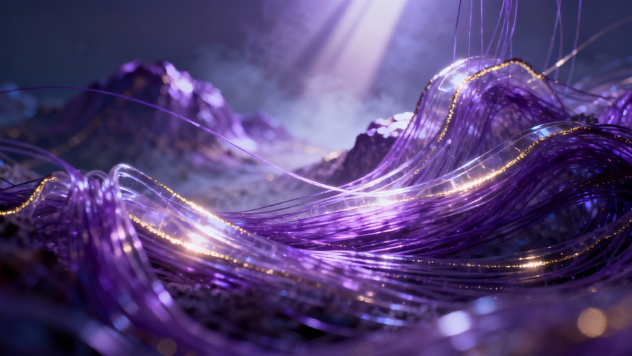 Violet Transforms Free Luminous Purple Threads Image - Purple, Violet, Abstract ...