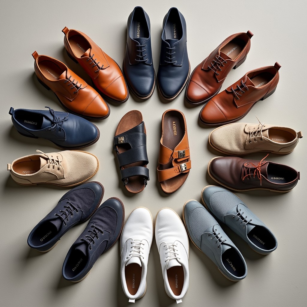 Free Circular Shoe Collection Image - Shoes, Footwear, Leather ...