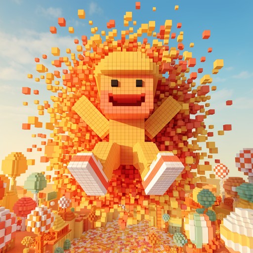 Free Voxel Joy Explosion Image - Voxel, Blocky, Character | Download at ...