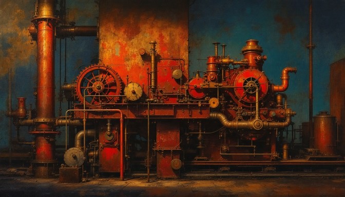 Free Industrial Steam Machinery Image - Machinery, Industrial, Vintage ...