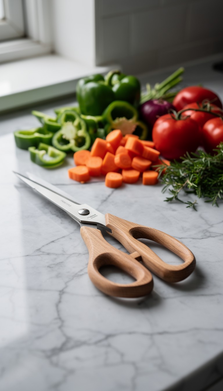 Free Wooden Kitchen Essentials Image - Scissors, Kitchen, Wooden ...