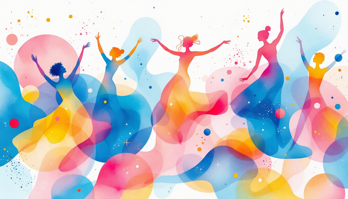 Free Dancers in Color Image - Watercolor, Dance, Abstract | Download at ...