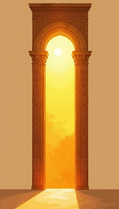 Free Luminous Ochre Passage Image - Portal, Archway, Doorway | Download ...