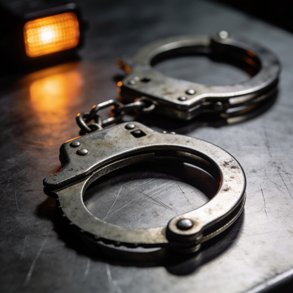 Free Metal Handcuff Details Image - Handcuffs, Metal, Security ...