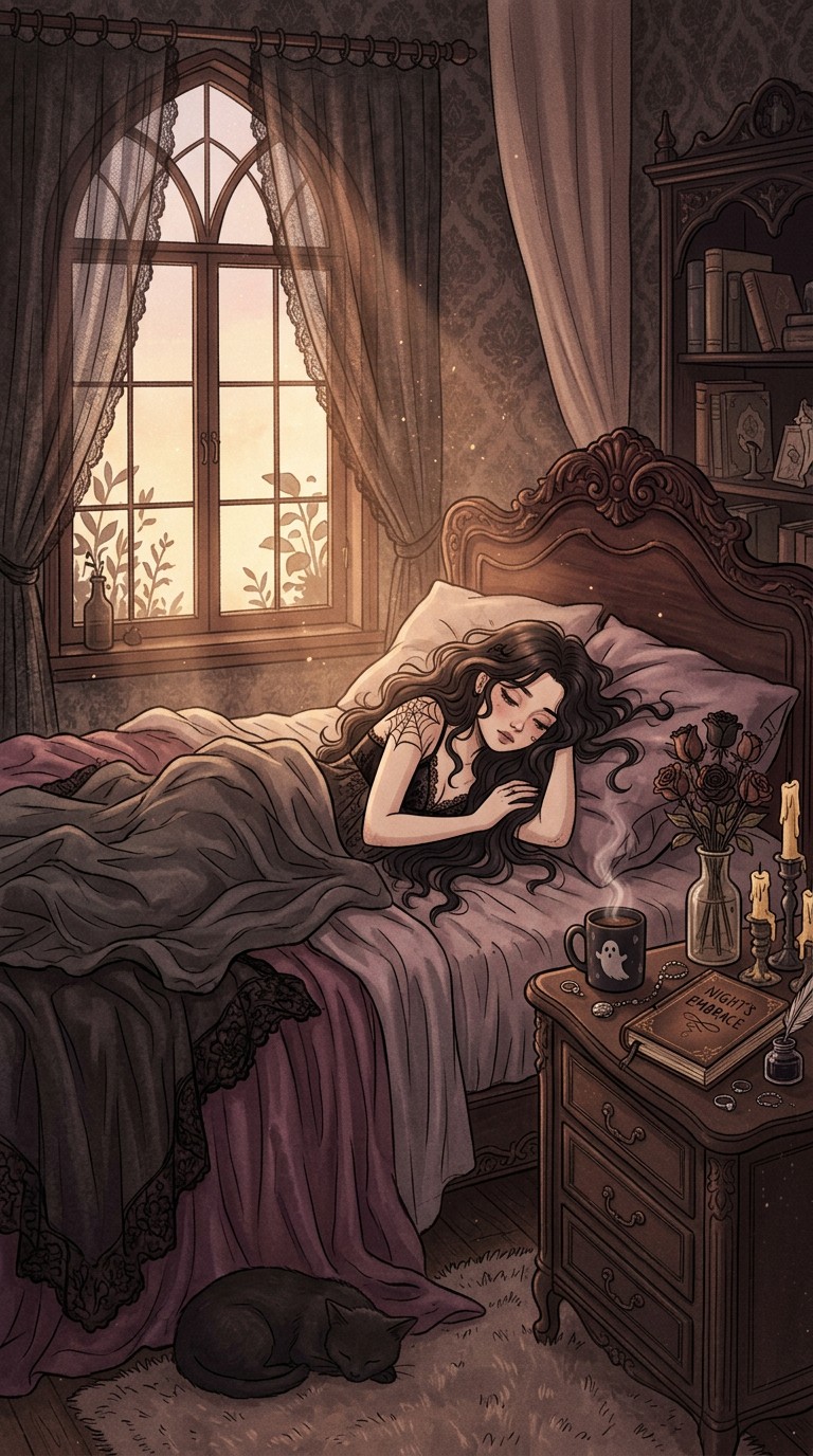 Free Gothic Morning Awakening Image - Gothic, Morning, Bedroom ...
