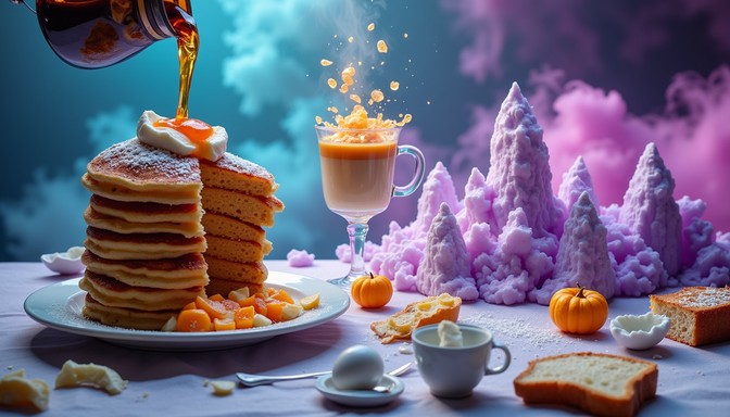 Magic Mike Breakfast Free Magical Breakfast Dreamscape Image - Pancakes, Breakfast, Surreal ...