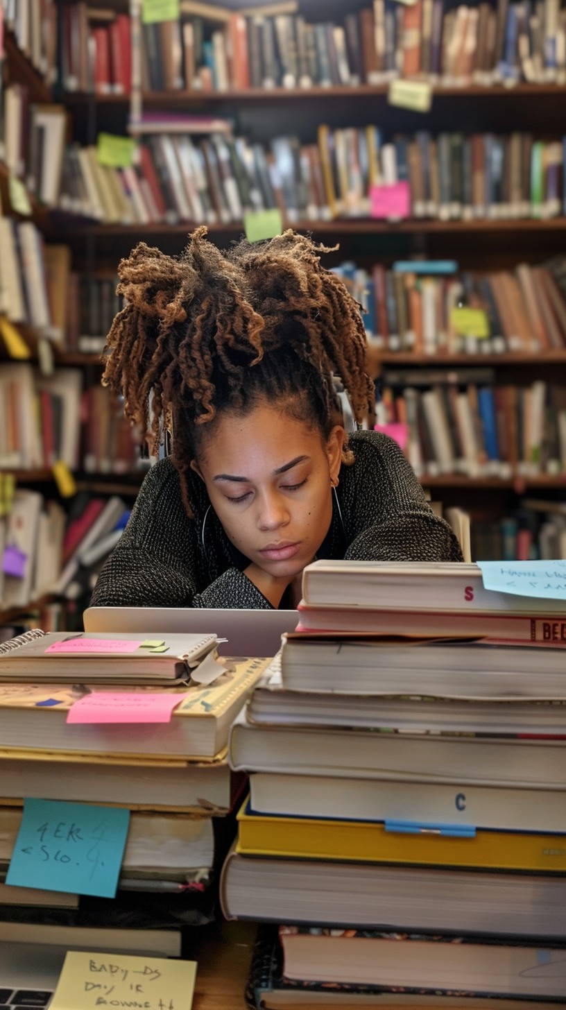 Free Studious Library Moment Image - Student, Library, Books | Download ...