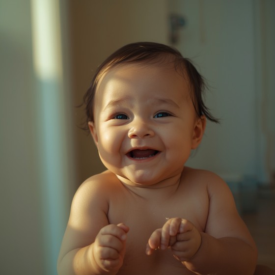 Free Pure baby joy Image - Joy, Laughter, Baby | Download at StockCake
