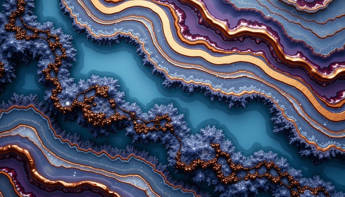Free Crystalline Mineral Waves Image - Geode, Agate, Crystalline ...