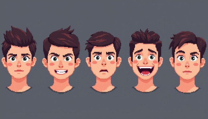 Free Emotion Expression Lineup Image - Expressions, Emotions, Cartoon ...