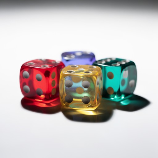 Random Dice Image Free Colorful Transparent Dice Image - Dice, Gaming, Transparent ...