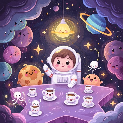 Free Cosmic Tea Party Image - Aliens, Space, Teaparty | Download at ...