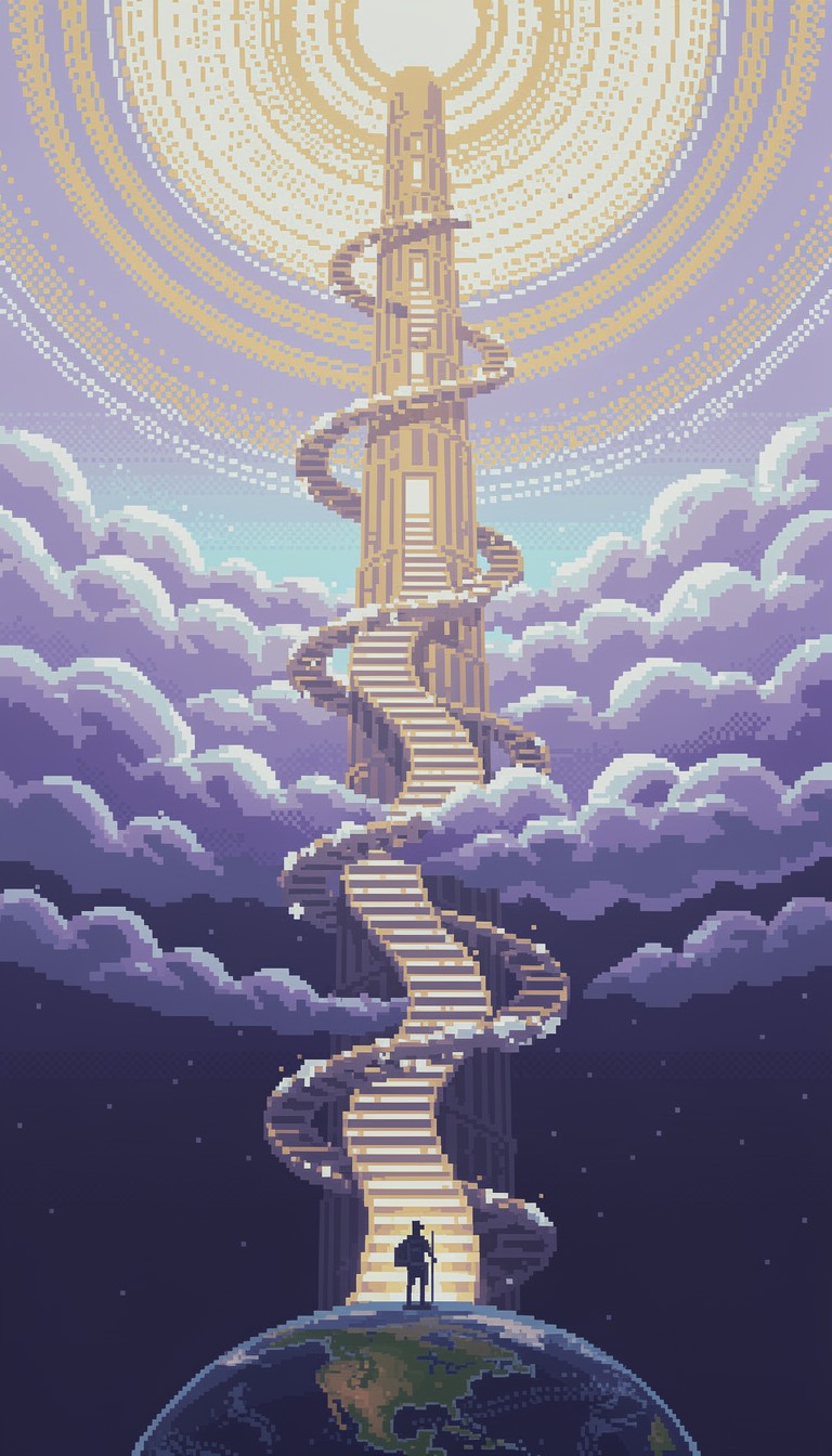 Free Pixel Heaven Ascension Image - Pixel, Retro, 8-bit | Download at ...
