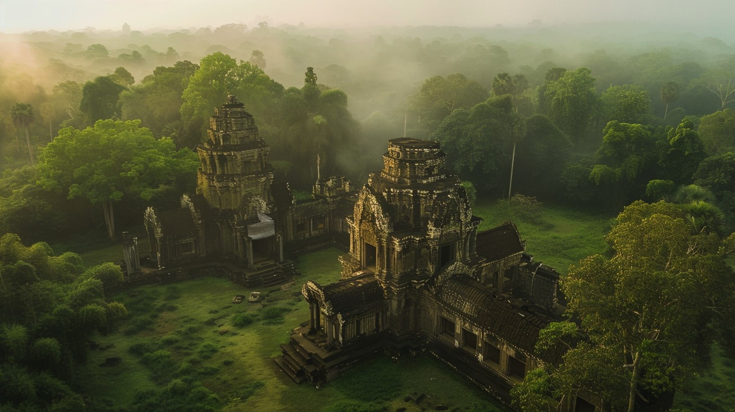 Free Misty Ancient Temples Image - Temples, Mist, Forest | Download at ...