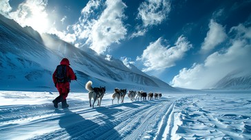 Free Arctic Expedition Sunset Image - Arctic, Sledding, Sunrise ...