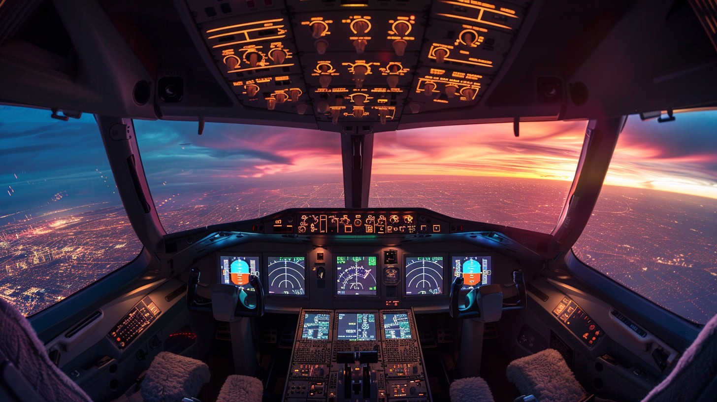 Free Sunset Flight View Image - Sunset, Aircraft, Flying | Download at ...