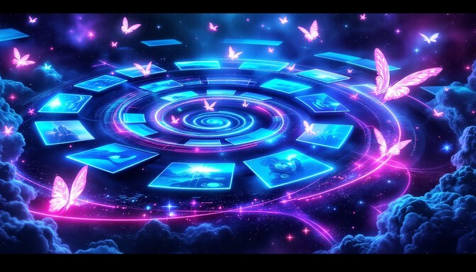 Free Crystalline Digital Interface Image - Holographic, Crystal ...