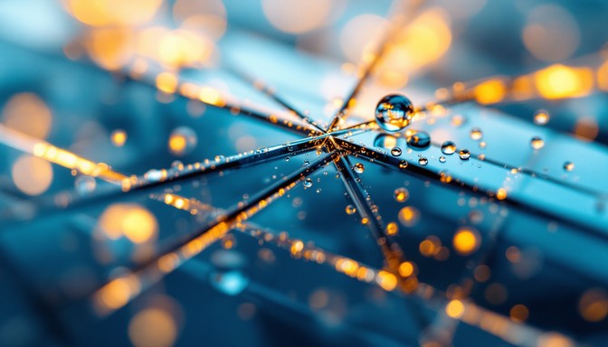 Free Geometric Purple Droplets Image - Macro, Geometric, Purple ...