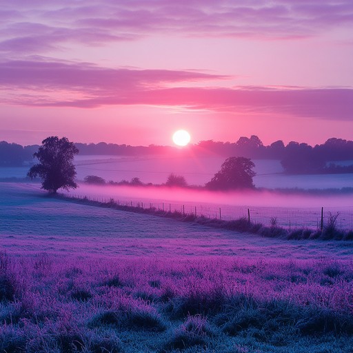 Free Misty sunrise landscape Image - Sunrise, Mist, Purple | Download ...