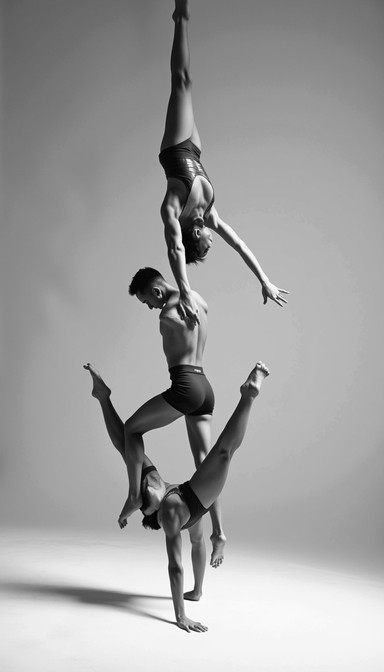Free Acrobatic Human Tower Image - Acrobatics, Performance, Balance ...