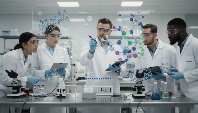 Free Scientists Studying Molecules Image - Scientists, Laboratory ...