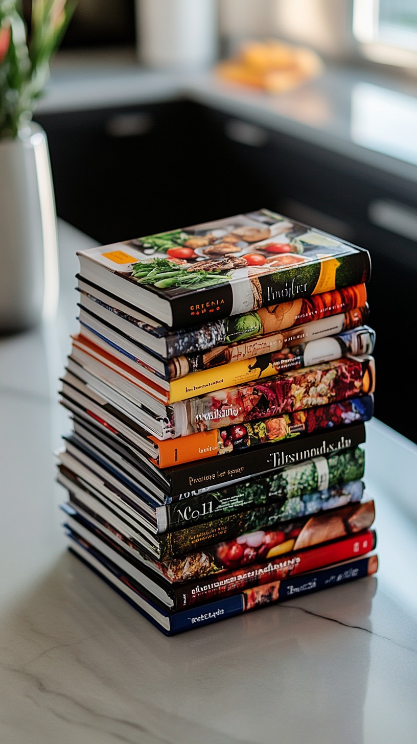 Free Stack of cookbooks Image - Cookbooks, Kitchen, Cooking | Download ...