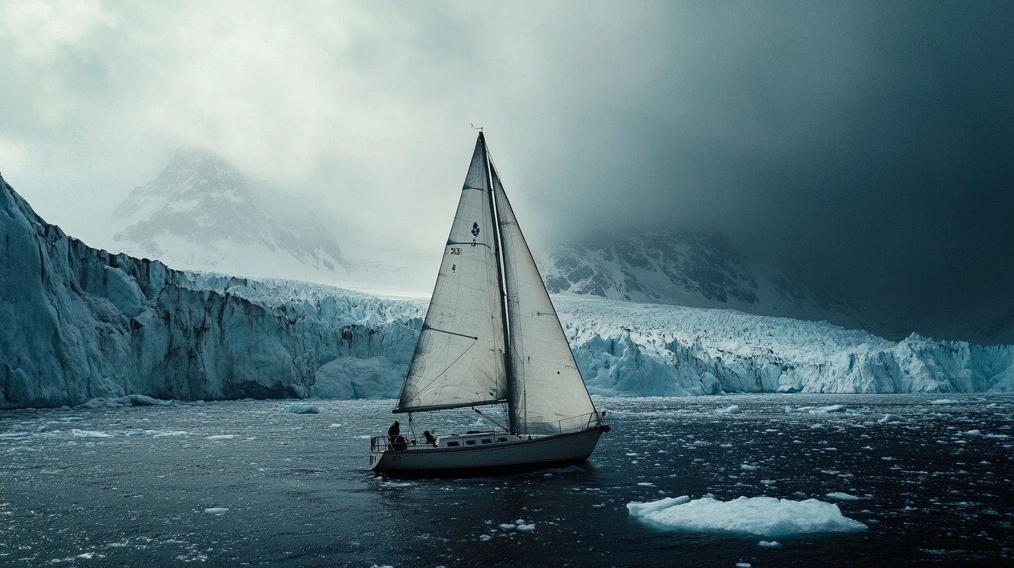 Free Sailing Arctic Waters Image - Sailboat, Arctic, Glacier | Download ...