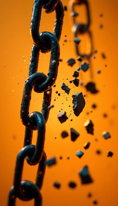 Free Liberation Through Fracture Image - Chains, Breaking, Freedom ...