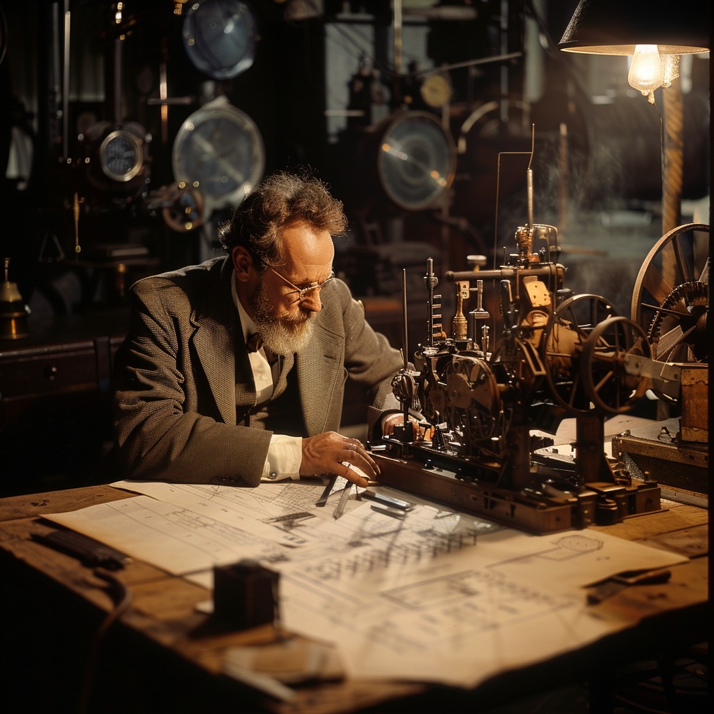 To Create An Inventor Free Inventor at Work Image - Inventor, Workshop, Machinery | Download ...
