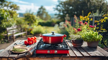Free Outdoor Cooking Setup Image - Outdoor, Cooking, Garden | Download ...