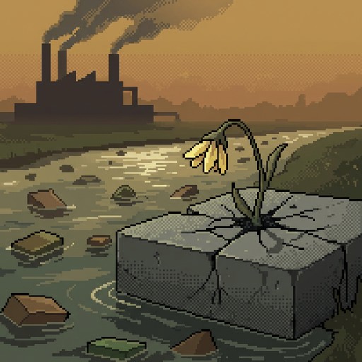 Polution Pixels Free Ecosystem Collapse Abstract Image - Abstract, Pollution ...