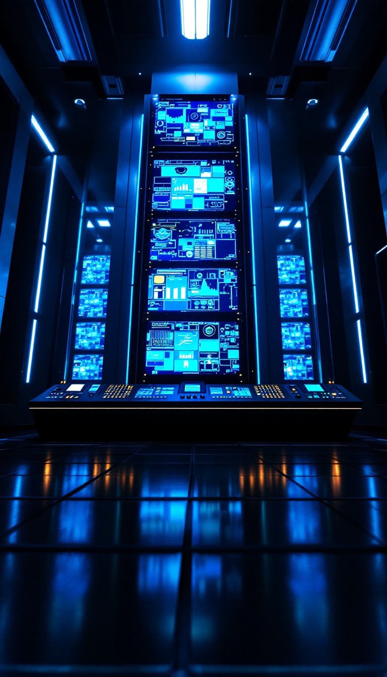 Free Futuristic Control Center Image - Control, Command, Datacenter ...