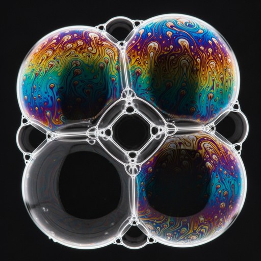 Free Rainbow Bubble Geometry Image - Bubbles, Iridescent, Macro ...